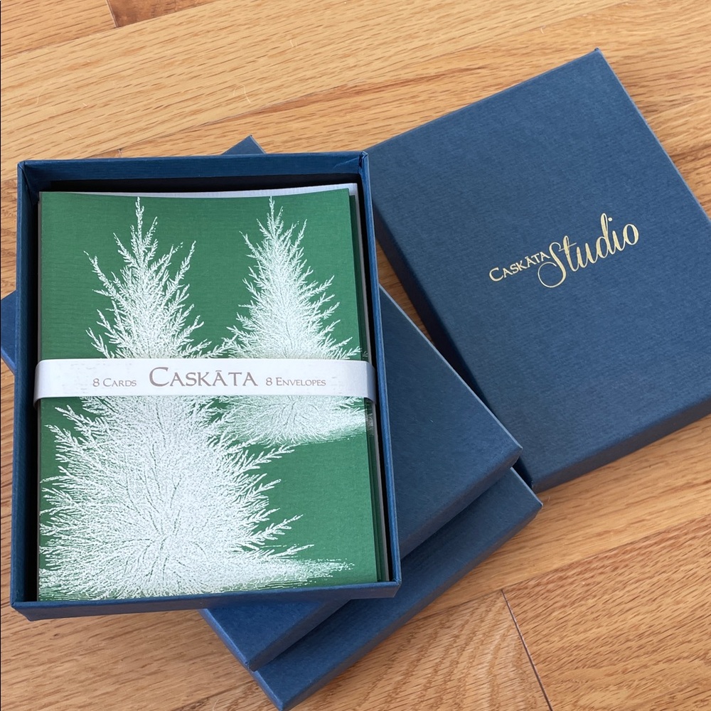 Three boxes (total 24 cards) high quality Caskata Studio notecards.